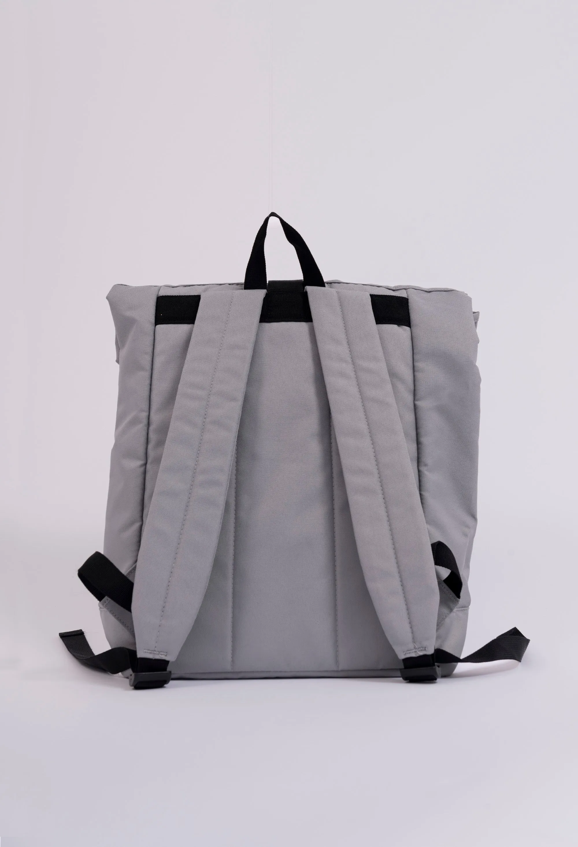 zebra recycled roll-top backpack