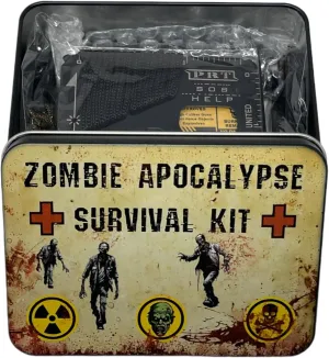 Zombie Survival Kit Flashlight Compass Multitool Camping Gear Emergency Supplies